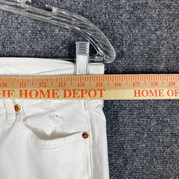 Gap 1969 Jeans Women's Size 26 Slim Crop White Cotton Blend Adults - Picture 4 of 10